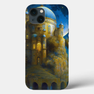 Landschap Castle Fantasy Moon Case-Mate iPhone Case
