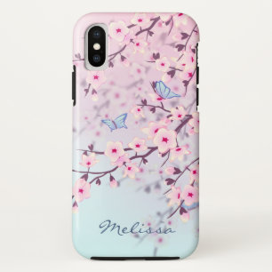 Landschap Cherry Blosems iPhone X Hoesje