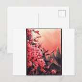 Landschap Cherry blossom Briefkaart (Voorkant / Achterkant)
