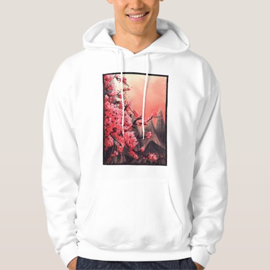 Landschap Cherry blossom Hoodie (Voorkant)