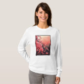 Landschap Cherry blossom T-shirt (Voorkant volledig)