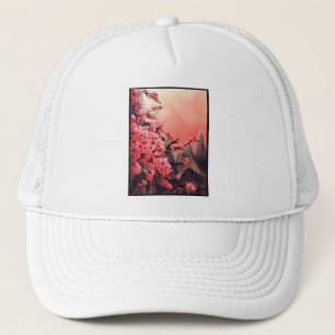 Landschap Cherry blossom Trucker Pet