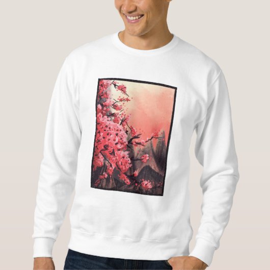 Landschap Cherry blossom Trui (Voorkant)