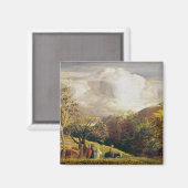 Landschap, cijfers en runderen magneet (Voorkant / Achterkant)