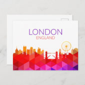 Landschap City Uitzicht | Londen, Engeland Briefkaart (Voorkant / Achterkant)
