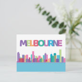 Landschap City Uitzicht | Melbourne, Australië Briefkaart (Staand voorkant)
