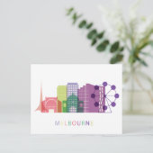 Landschap City Uitzicht | Melbourne, Australië Briefkaart (Staand voorkant)