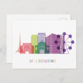 Landschap City Uitzicht | Melbourne, Australië Briefkaart (Voorkant / Achterkant)