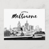 Landschap City Uitzicht | Melbourne, Australië Briefkaart (Voorkant)