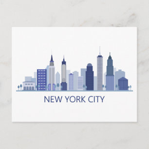 Landschap City Uitzicht New York City, New York Briefkaart