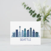 Landschap City Uitzicht | Seattle, Washington Briefkaart (Staand voorkant)
