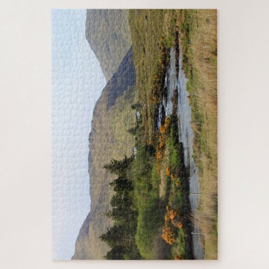 Landschap, Co. Mayo, Ierland. Legpuzzel (Verticaal)