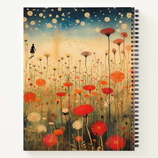  landschap compositie Notitieboek (Achterkant)