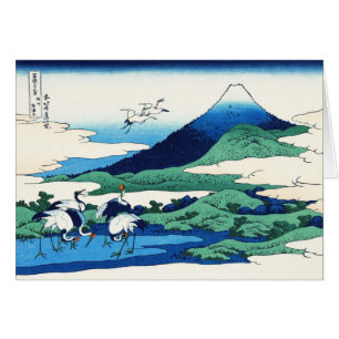 Landschap Cool oriental japanese Hokusai Fuji Uitz