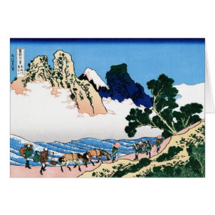 Landschap Cool oriental japanese Hokusai Fuji Uitz