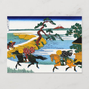Landschap Cool oriental japanese Hokusai Fuji Uitz Briefkaart