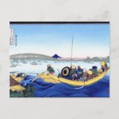 Landschap Cool oriental japanese Hokusai Fuji Uitz Briefkaart (Voorkant)