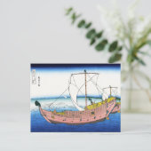 Landschap Cool oriental japanese Hokusai Fuji Uitz Briefkaart (Staand voorkant)