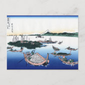 Landschap Cool oriental japanese Hokusai Fuji Uitz Briefkaart (Voorkant)