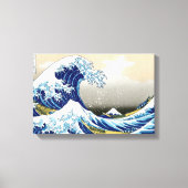 Landschap Cool oriental japanese Hokusai Fuji Uitz Canvas Afdruk (Voorkant)