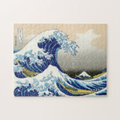Landschap Cool oriental japanese Hokusai Fuji Uitz Legpuzzel (Horizontaal)