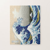 Landschap Cool oriental japanese Hokusai Fuji Uitz Legpuzzel (Verticaal)