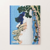 Landschap Cool oriental japanese Hokusai Fuji Uitz Legpuzzel (Verticaal)