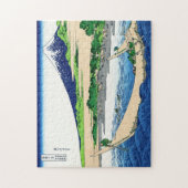 Landschap Cool oriental japanese Hokusai Fuji Uitz Legpuzzel (Verticaal)