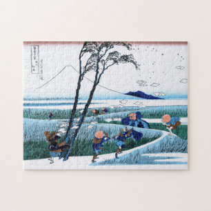 Landschap Cool oriental japanese Hokusai Fuji Uitz Legpuzzel