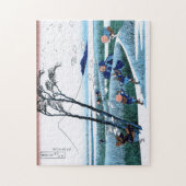 Landschap Cool oriental japanese Hokusai Fuji Uitz Legpuzzel (Verticaal)