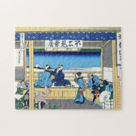 Landschap Cool oriental japanese Hokusai Fuji Uitz Legpuzzel