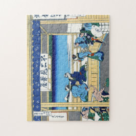 Landschap Cool oriental japanese Hokusai Fuji Uitz Legpuzzel
