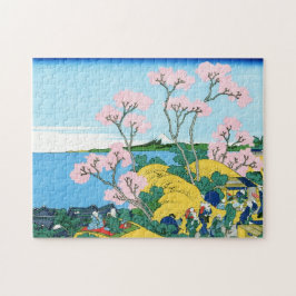 Landschap Cool oriental japanese Hokusai Fuji Uitz Legpuzzel