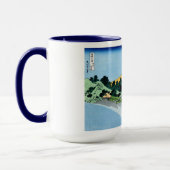 Landschap Cool oriental japanese Hokusai Fuji Uitz Mok (Links)