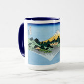Landschap Cool oriental japanese Hokusai Fuji Uitz Mok (Voorkant links)