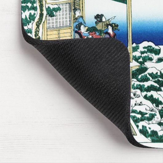 Landschap Cool oriental japanese Hokusai Fuji Uitz Muismat (Hoek)