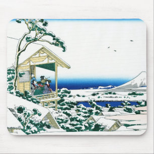 Landschap Cool oriental japanese Hokusai Fuji Uitz Muismat