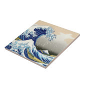 Landschap Cool oriental japanese Hokusai Fuji Uitz Tegeltje (Zijkant)