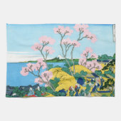 Landschap Cool oriental japanese Hokusai Fuji Uitz Theedoek (Horizontaal)