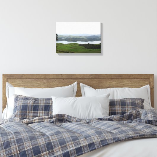 Landschap Coromandel Peninsula Nieuw-Zeeland Canvas Afdruk (Insitu (Slaapkamer))