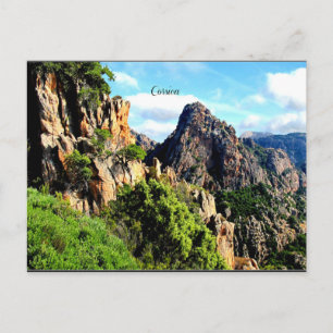 Landschap Corsica Briefkaart