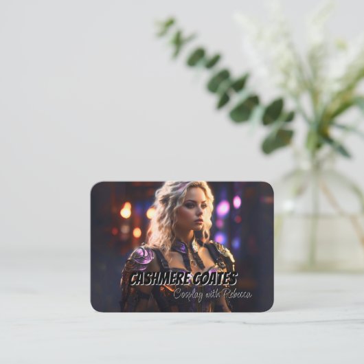 Landschap Coscards | Aangepaste Cosplay Trading Ka Visitekaartje (Staand voorkant)