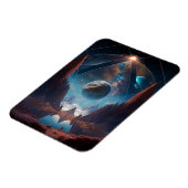 Landschap Cosmic Fantasy Magneet (Linkerzijde)