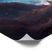 Landschap Cosmic Fantasy Poster (Hoek)