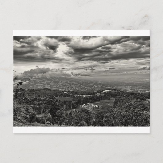 Landschap Costa Rica Briefkaart (Voorkant)