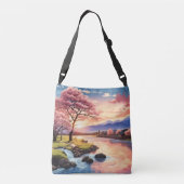 landschap crossbody tas (Achterkant)