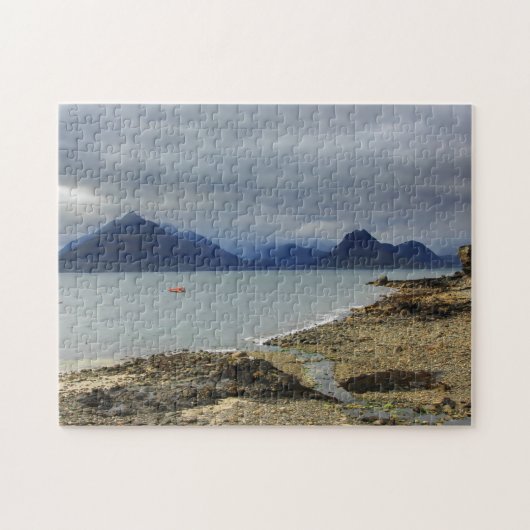 Landschap Cuillins Elgol Isle van Skye Scotland Legpuzzel (Horizontaal)