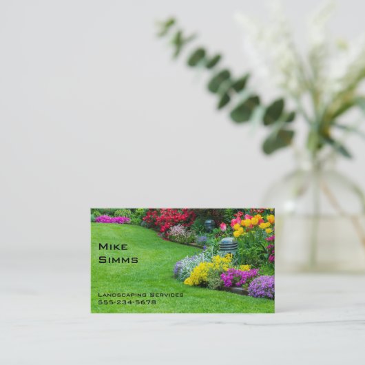 Landschap, dagverzorging, tuinman, professioneel visitekaartje (Staand voorkant)