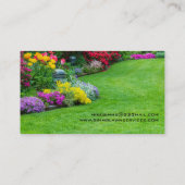 Landschap, dagverzorging, tuinman, professioneel visitekaartje (Achterkant)