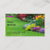 Landschap, dagverzorging, tuinman, professioneel visitekaartje (Voorkant)